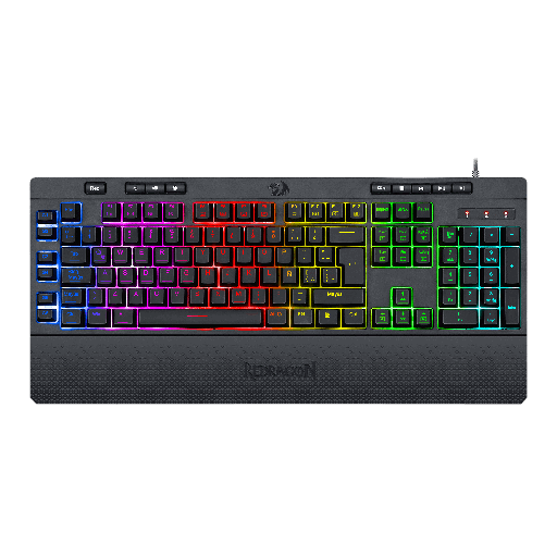 [KYM-GAM-RED-K512RGBSP-BK-225] REDRAGON SHIVA Teclado Gaming RGB - Negro