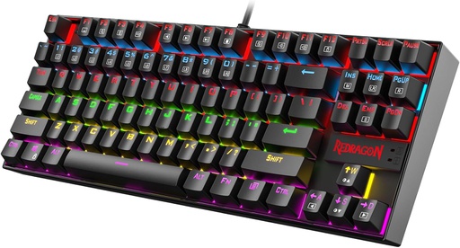 [KYM-GAM-RED-K552KR-BK-225] REDRAGON KUMARA Backlit LED TKL Mechanical Gaming Keyboard