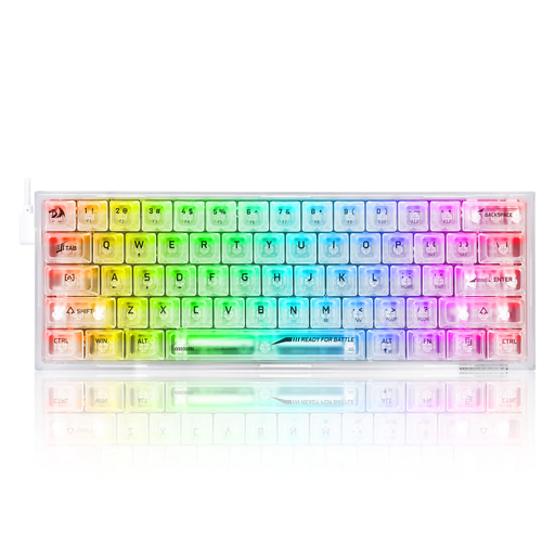 [KYM-GAM-RED-K617CTRGB-NA-225] REDRAGON FIZZ RGB 60%  Mechanical Gaming Keyboard - USB
