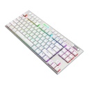 REDRAGON HORUS TKL Teclado Gaming RGB Mecánico Inalambrico - 2.4GHz, BT, USB / Blanco