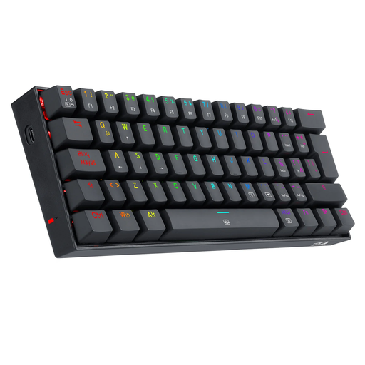 [KYM-GAM-RED-K630RGBR-BK-225] REDRAGON DRAGONBORN 60% Mechanical Gaming Keyboard - USB, Switch Red / Black