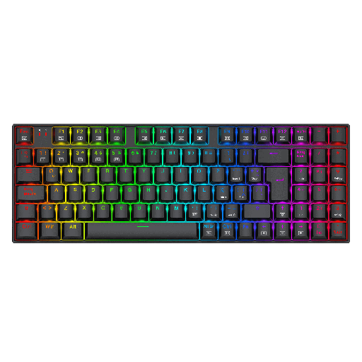 [KYM-GAM-RED-K669RGB-BK-225] REDRAGON ZIGGS Hot-Swappable Mechanical Gaming RGB Keyboard - Black