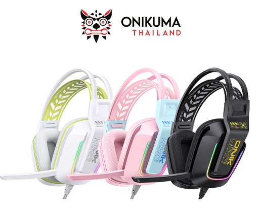 [OKA-MSC-ACC-X13-BK-225] Onikuma X13 Gaming Headset RGB / 3.5m Varied Color