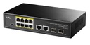 Cudy GS1010PS2 8-Port 10/100/1000 PoE+ Switch Whith 2 Uplink Gigabit Port and 2 Gigabit SFP Slots 