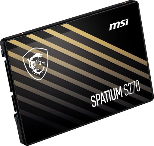 [SSD-PAR-MSI-SPAIUM960-BK-325] MSI S270 SPATIUM 960GB SSD - 2.5" / SATA III / 6Gb/s